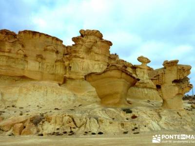 Calblanque y Calnegre - Cabo Tiñoso; Erosiones Bolnuevo;guias de senderismo;escapadas sierra de mad